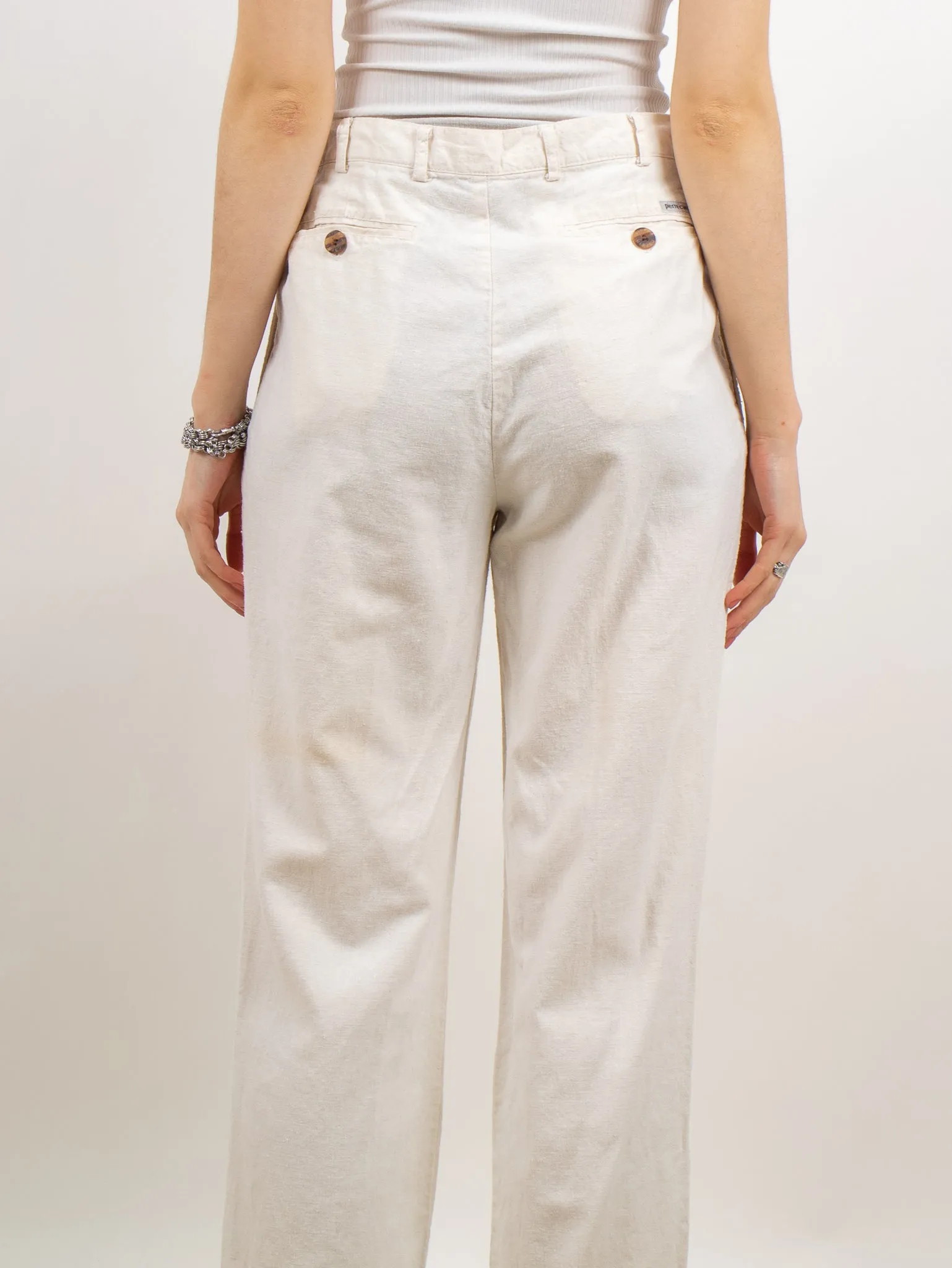 1980's PIERRE CARDIN linen slacks