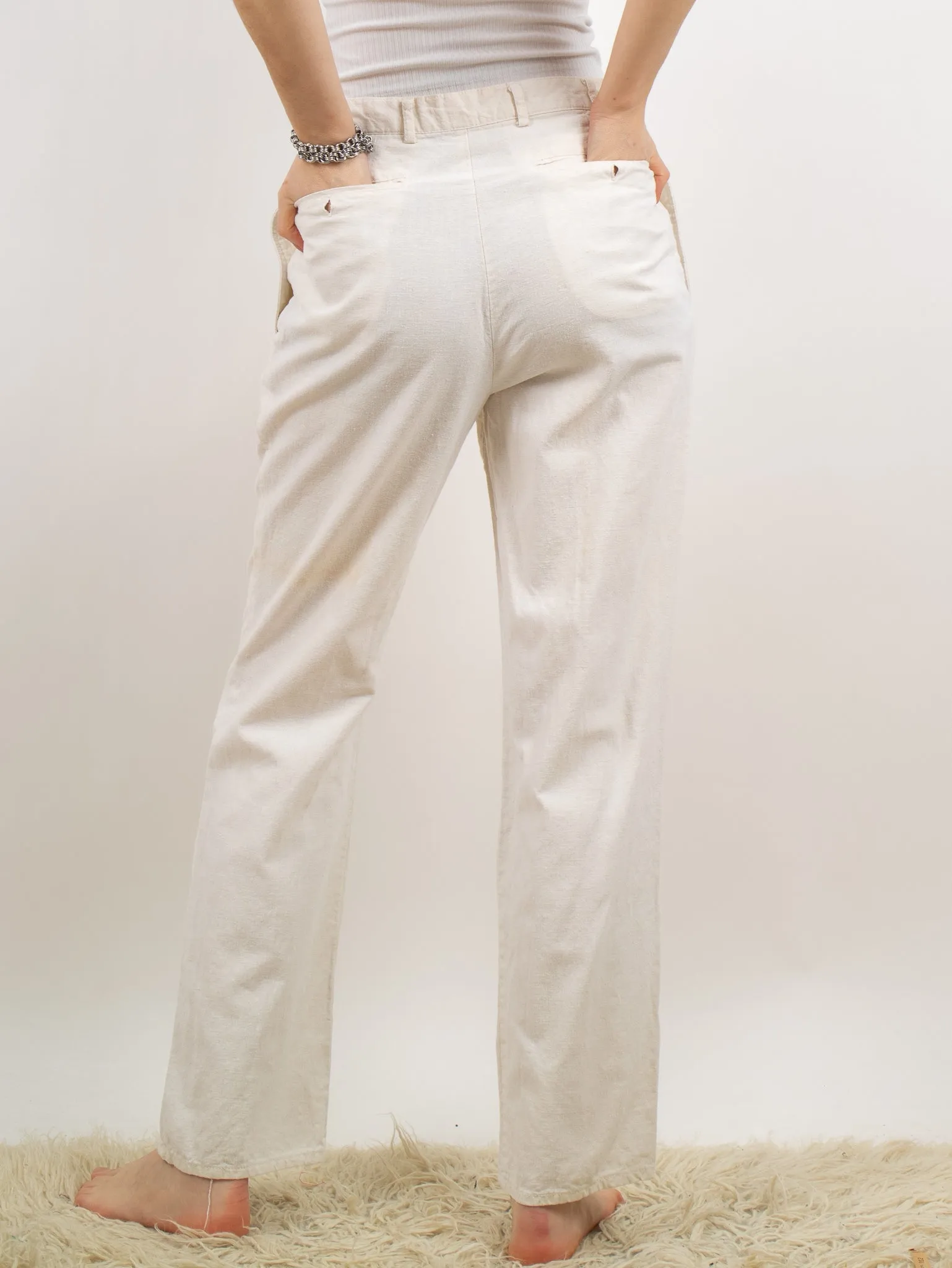 1980's PIERRE CARDIN linen slacks