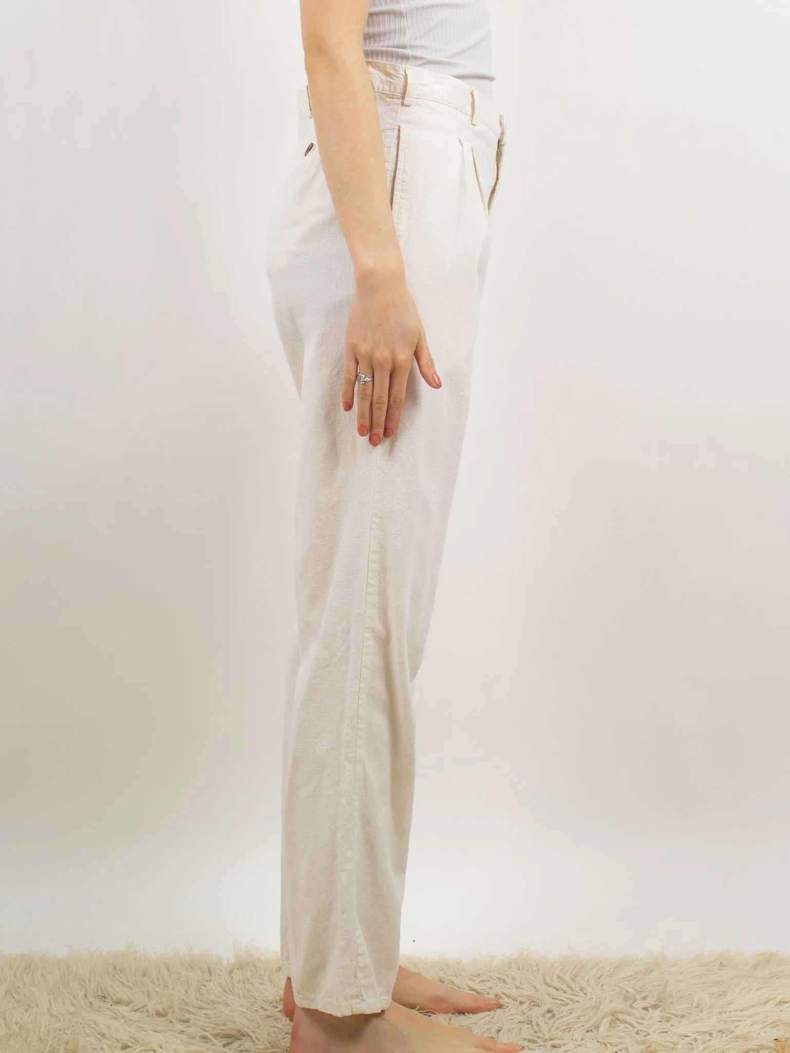 1980's PIERRE CARDIN linen slacks