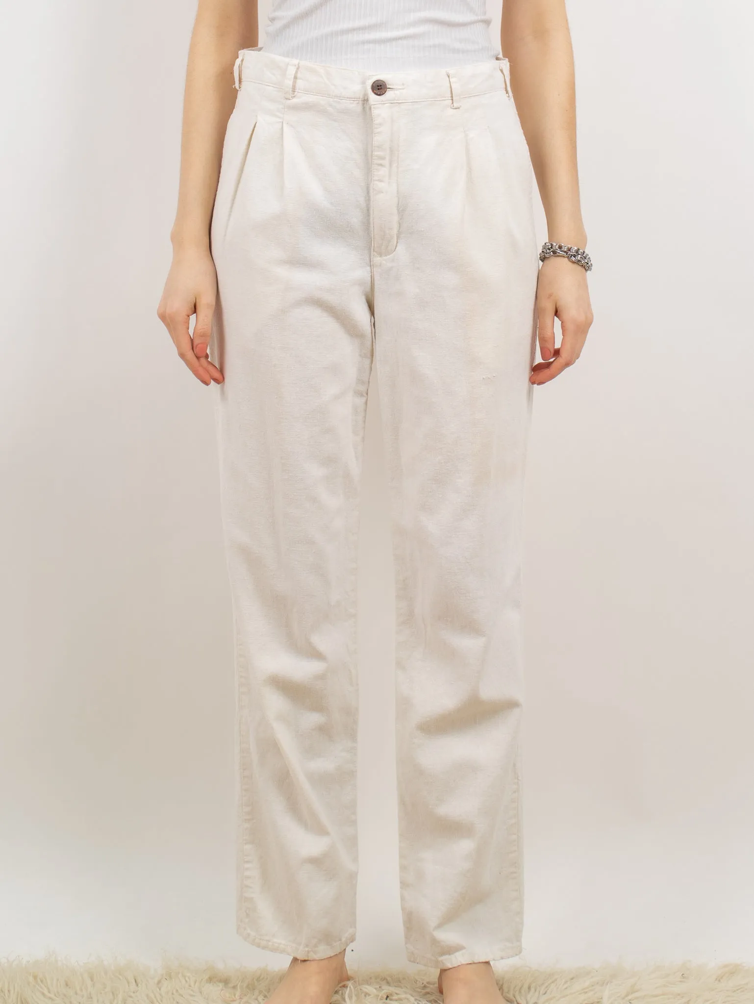 1980's PIERRE CARDIN linen slacks