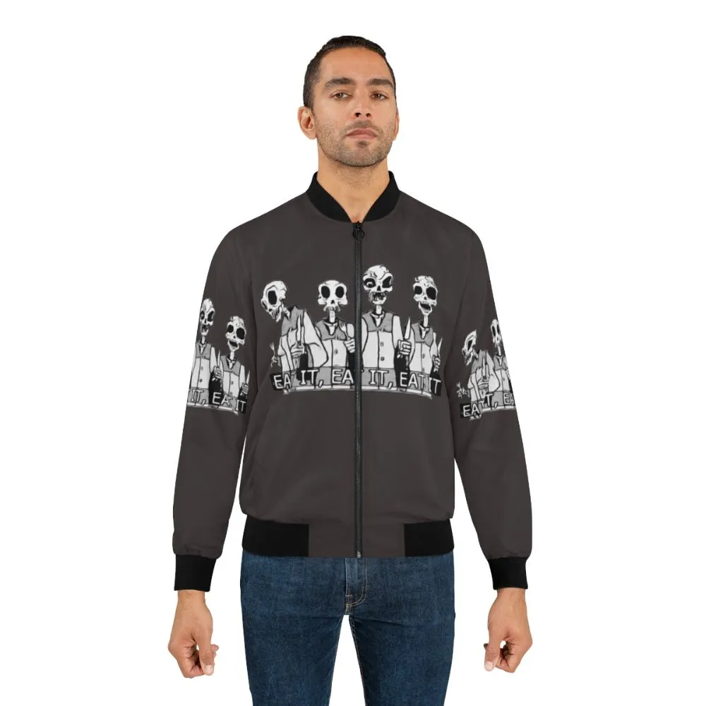 A7X Bomber Jacket: Music and Skulls Design