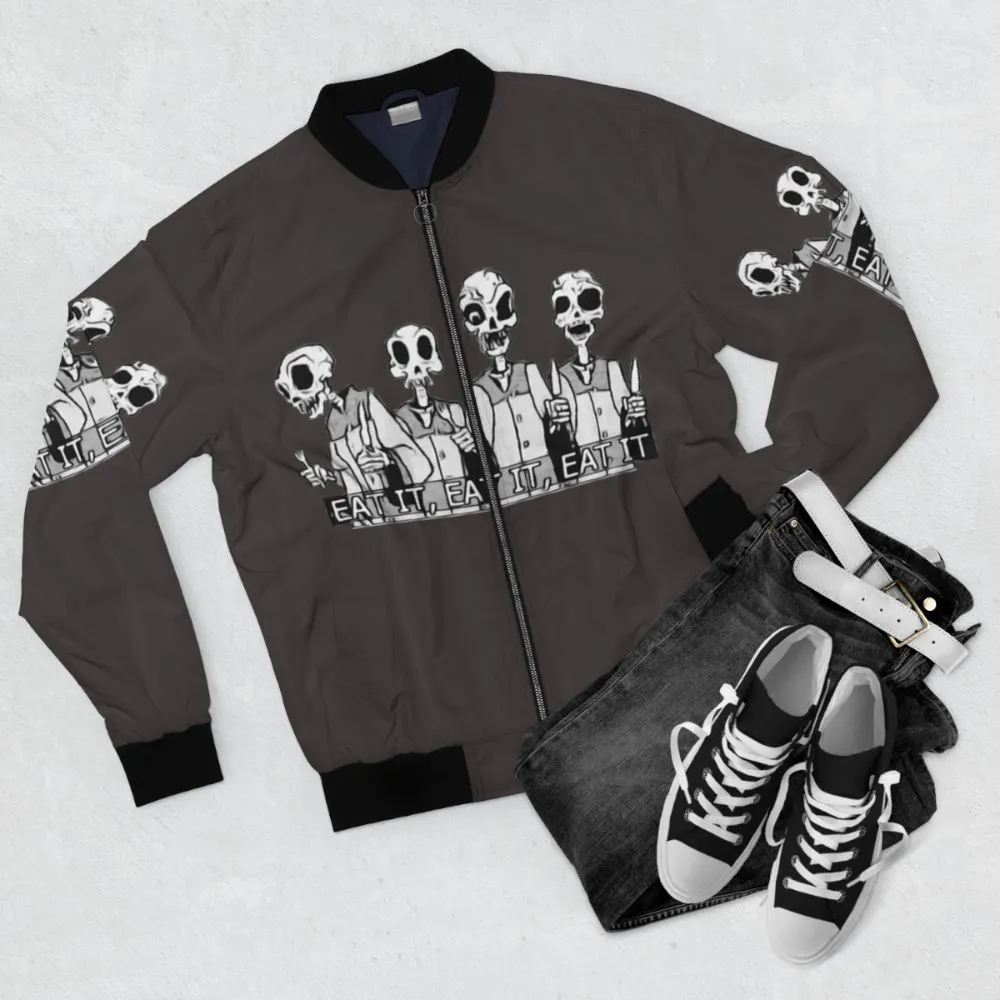 A7X Bomber Jacket: Music and Skulls Design