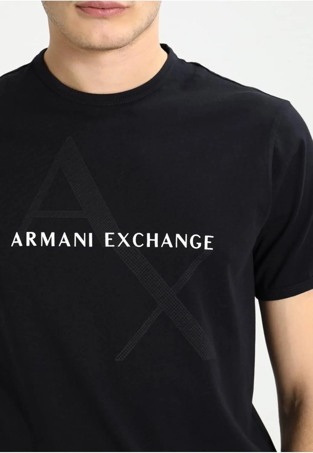 Armani Exchange Men's Crew Neck Logo Tee T Shirt