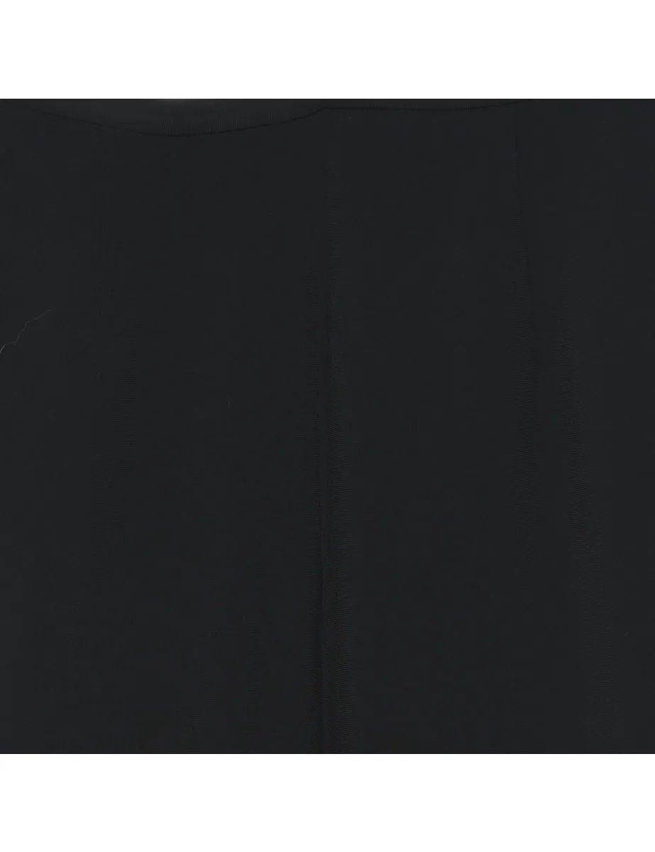Black Flared Leg Trousers - W28 L27