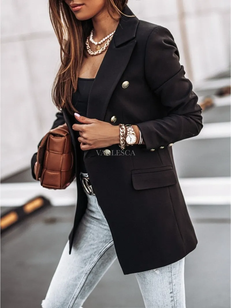 Blazer Feminino Longo - Ella