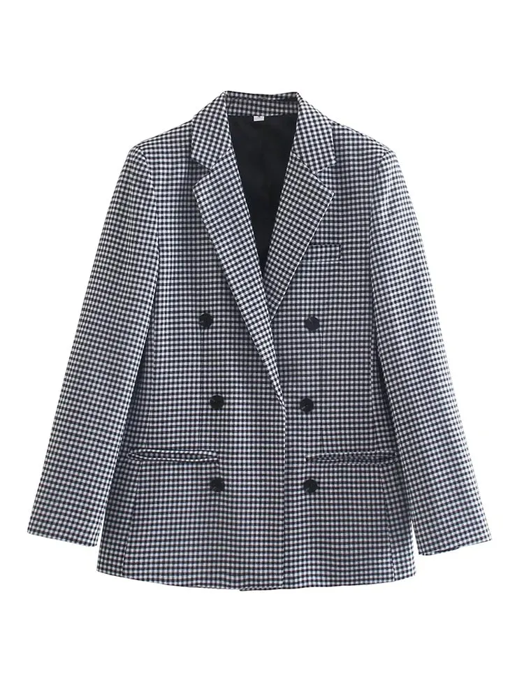 Blazer Feminino Xadrez