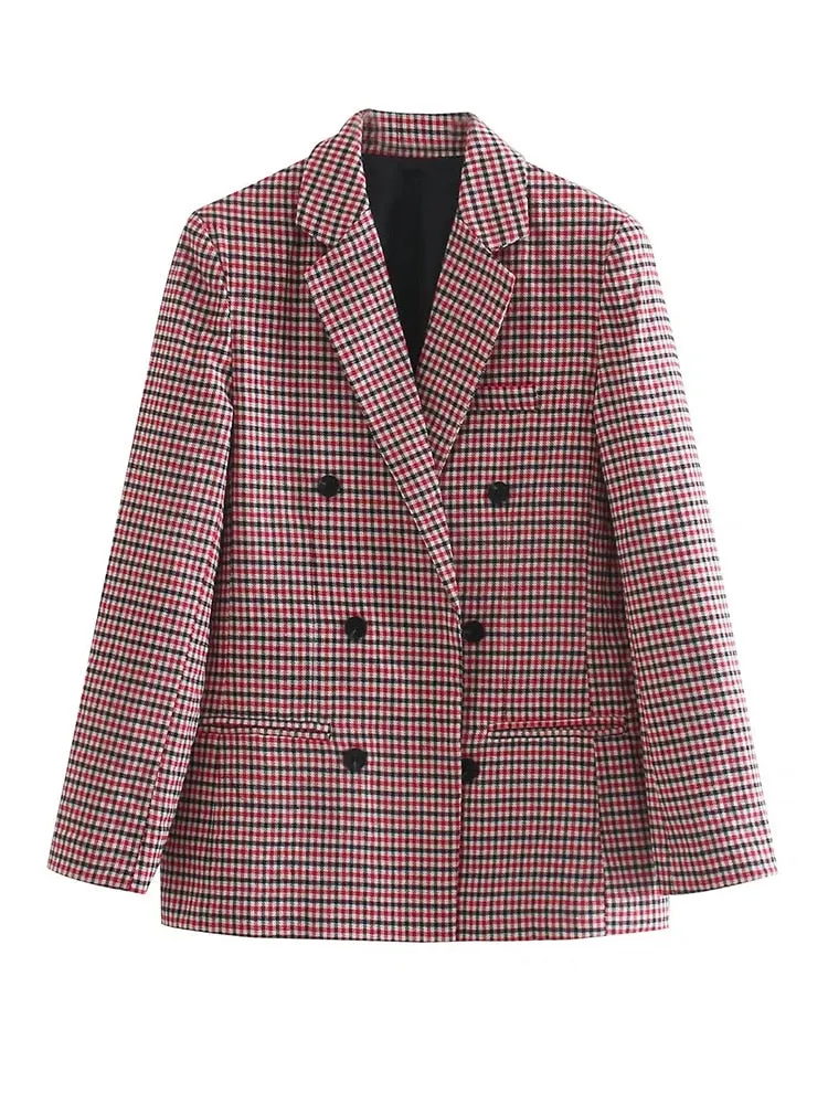 Blazer Feminino Xadrez