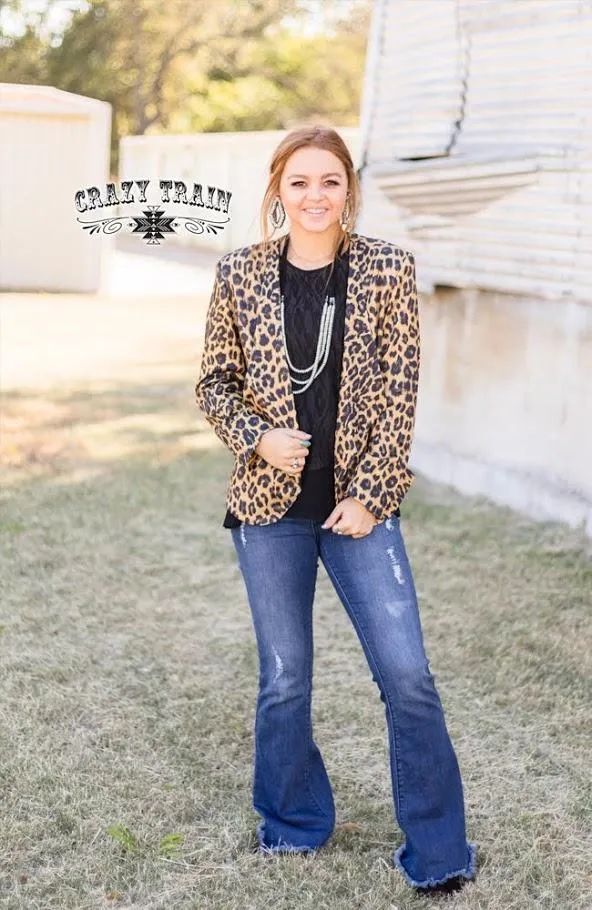 Boss Babe Leopard Blazer