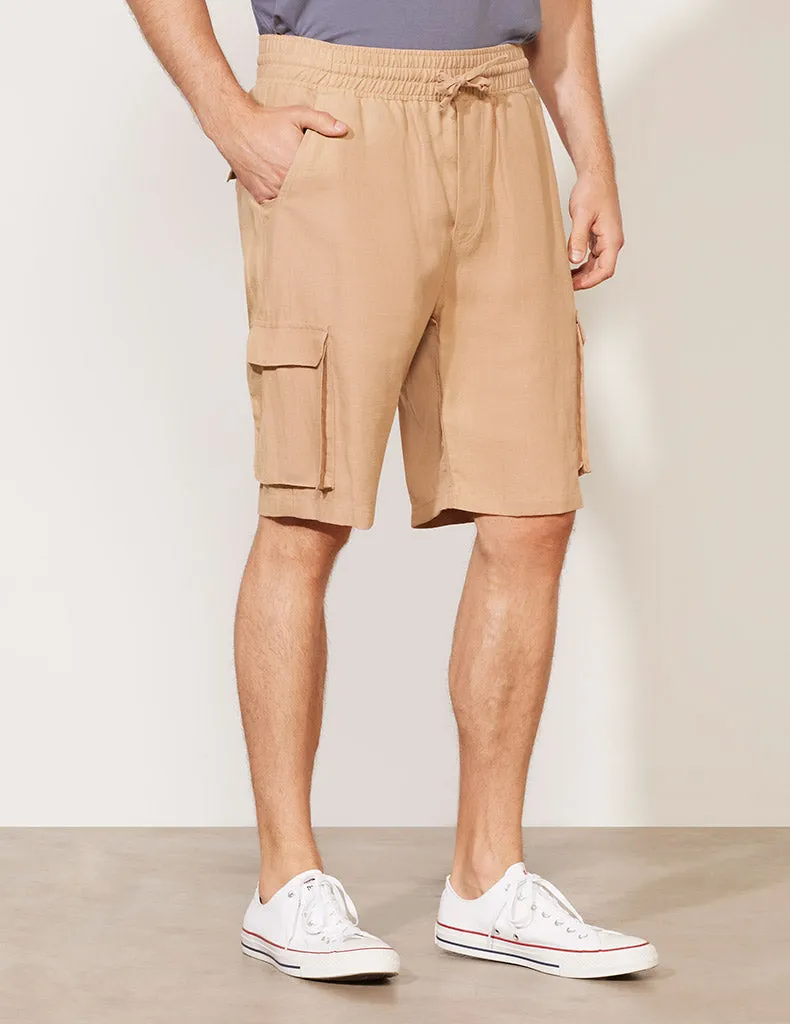 Drawstring Cargo Short