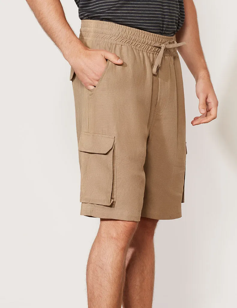 Drawstring Cargo Short