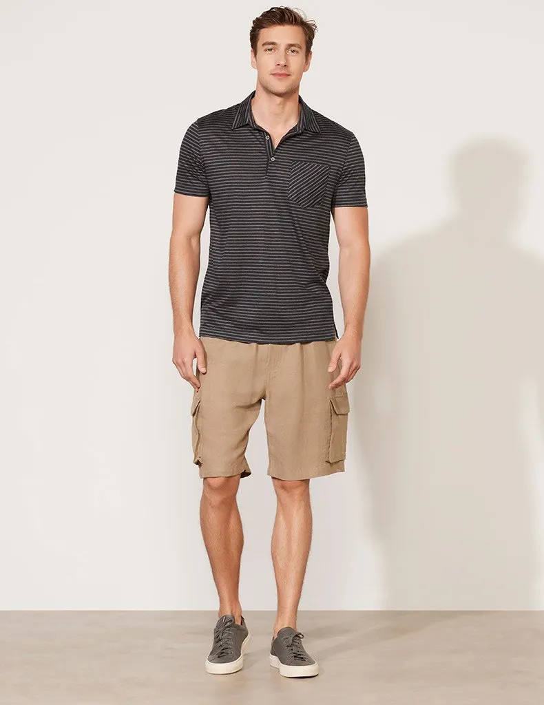Drawstring Cargo Short