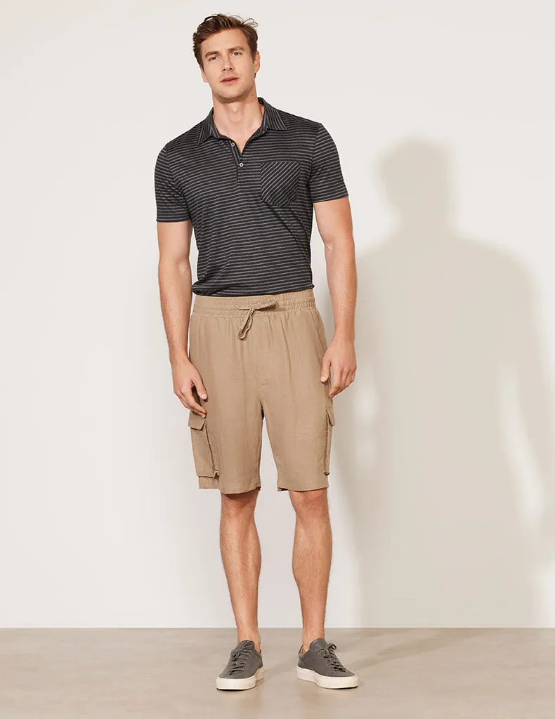 Drawstring Cargo Short