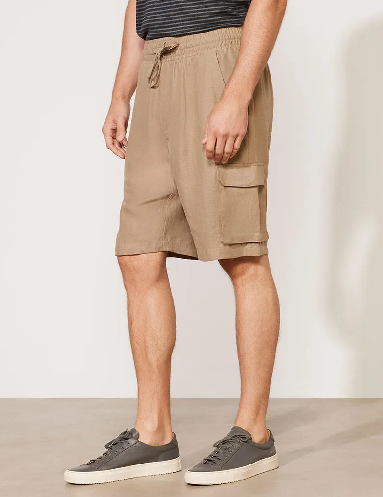 Drawstring Cargo Short