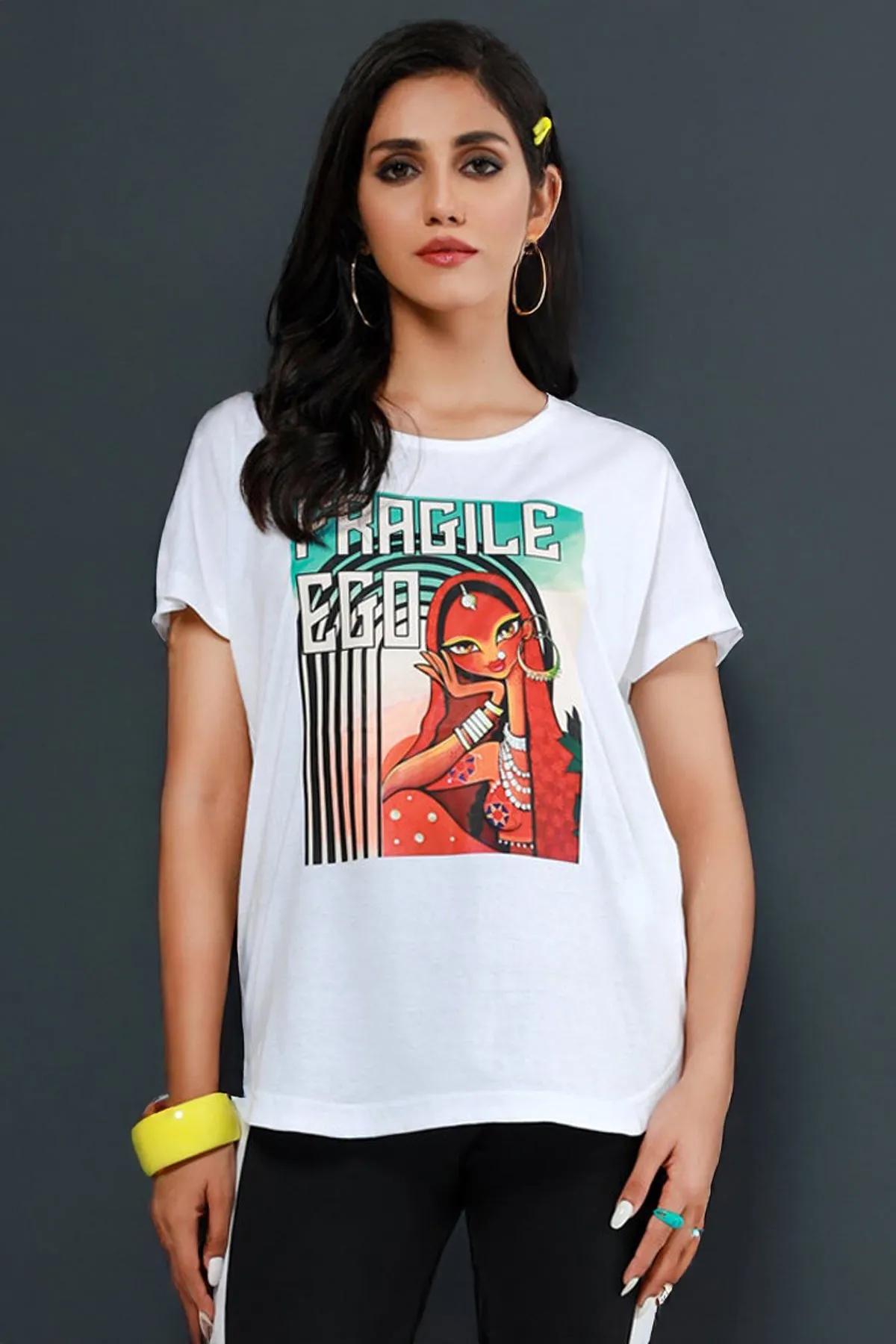 Fragile Ego Graphic T-Shirt - S22 - WT00044