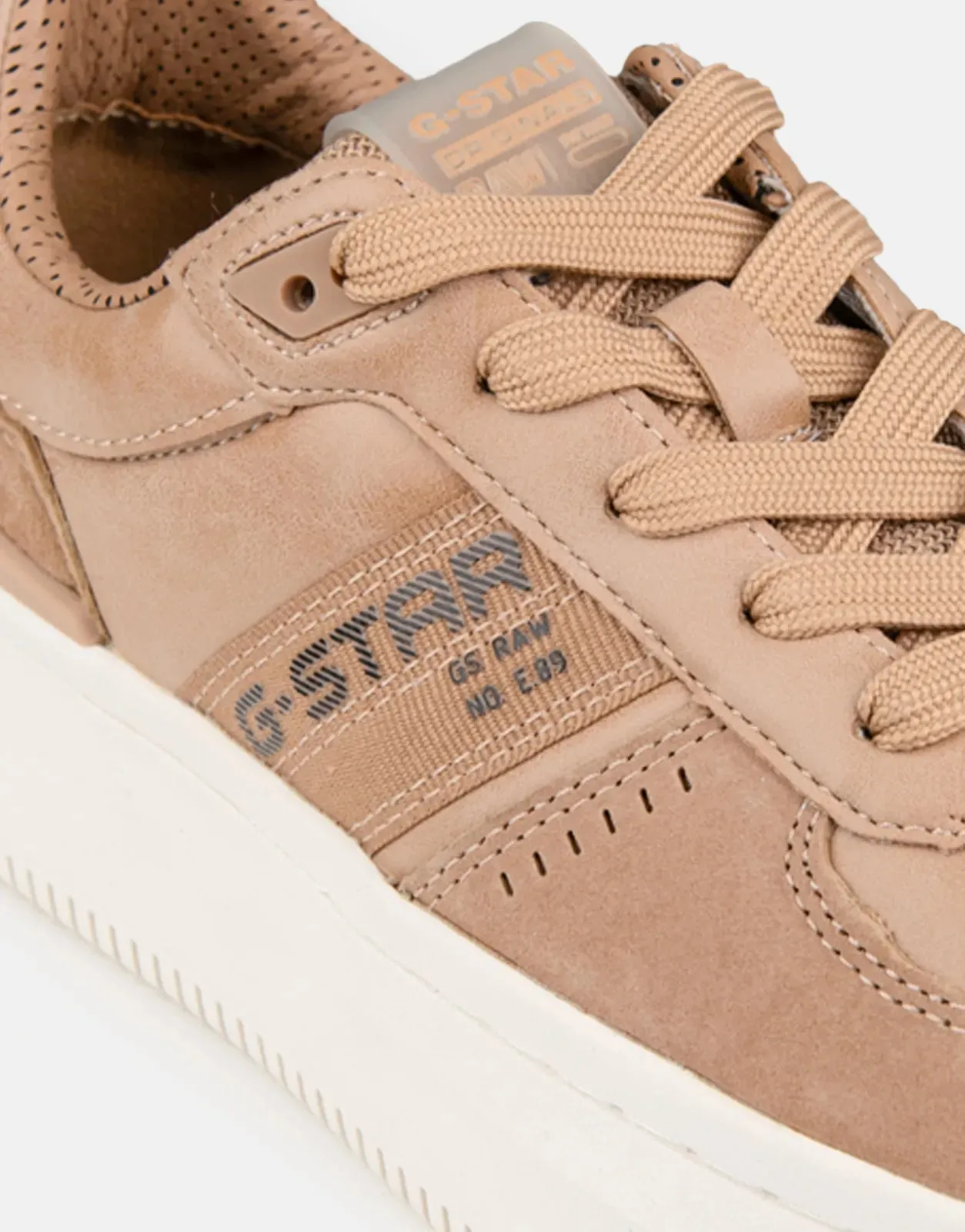 G-Star RAW Eve Basic Leather Camel Sneakers