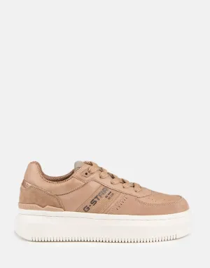 G-Star RAW Eve Basic Leather Camel Sneakers