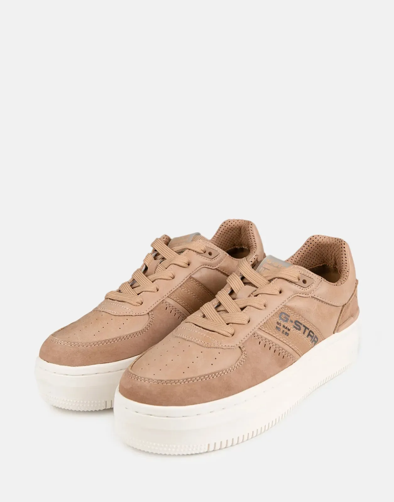 G-Star RAW Eve Basic Leather Camel Sneakers