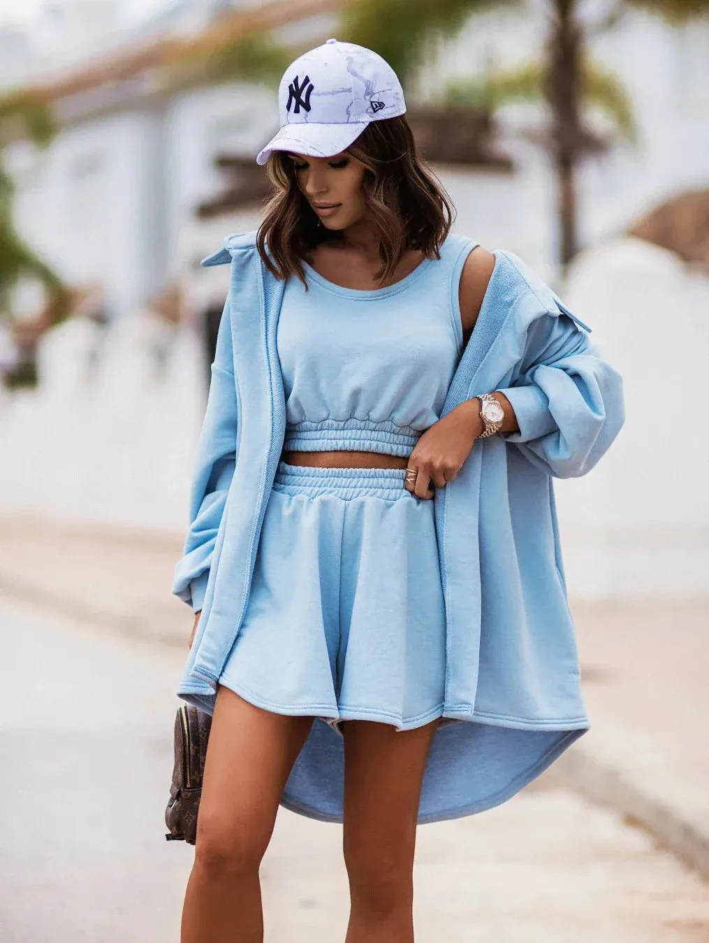 High Quality 3 Piece Set Women  tracksuit