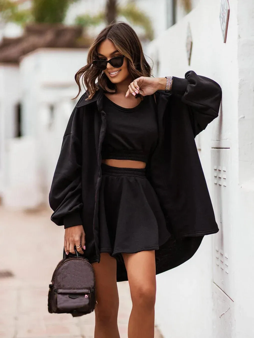 High Quality 3 Piece Set Women  tracksuit