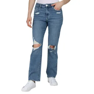 INDIGO REIN - Ripped Bootcut Jeans