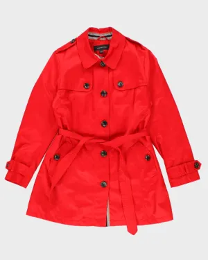 Jones New York Red Trench Coat Mac - XL