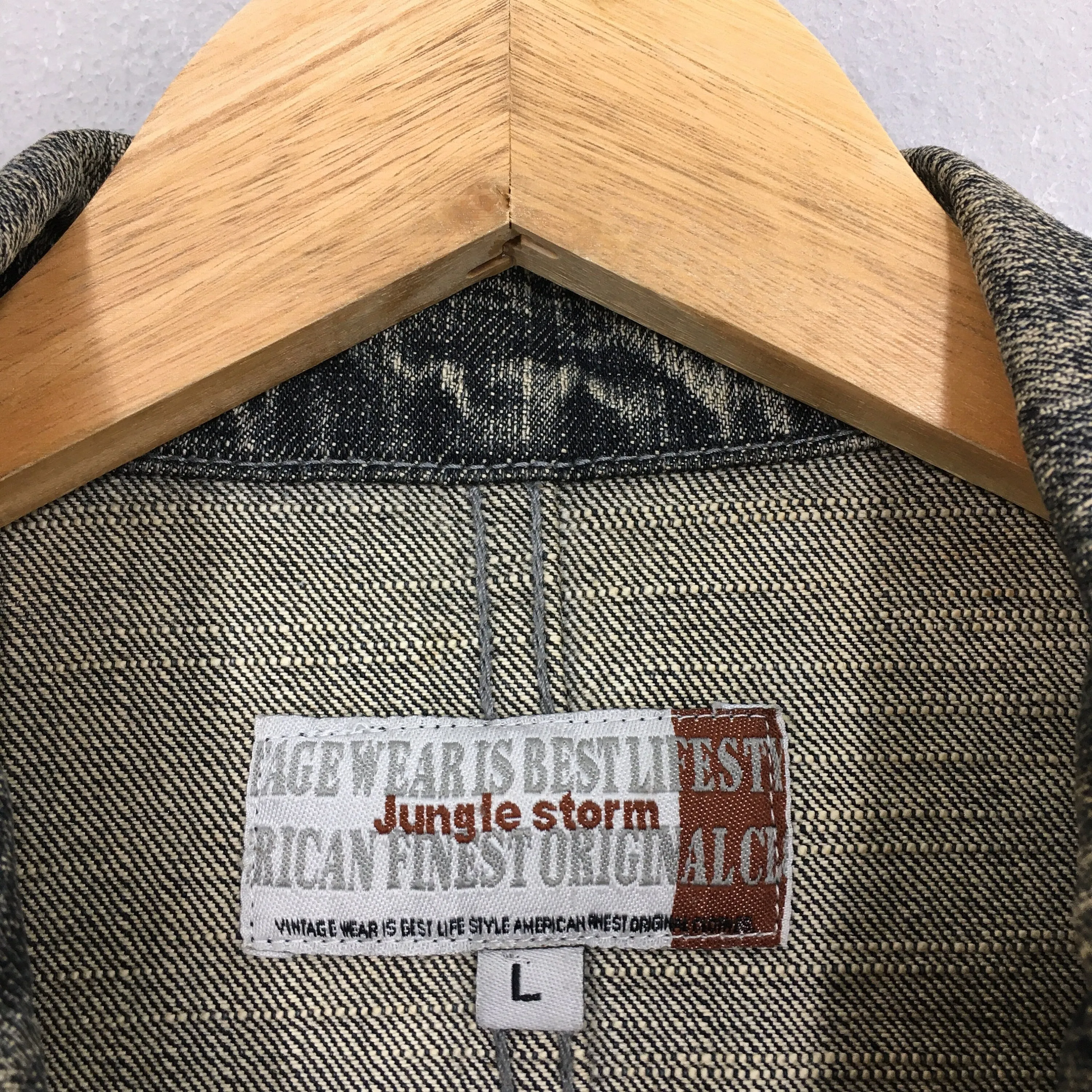 Jungle Storm Jeans Workwear Labour Jacket Large