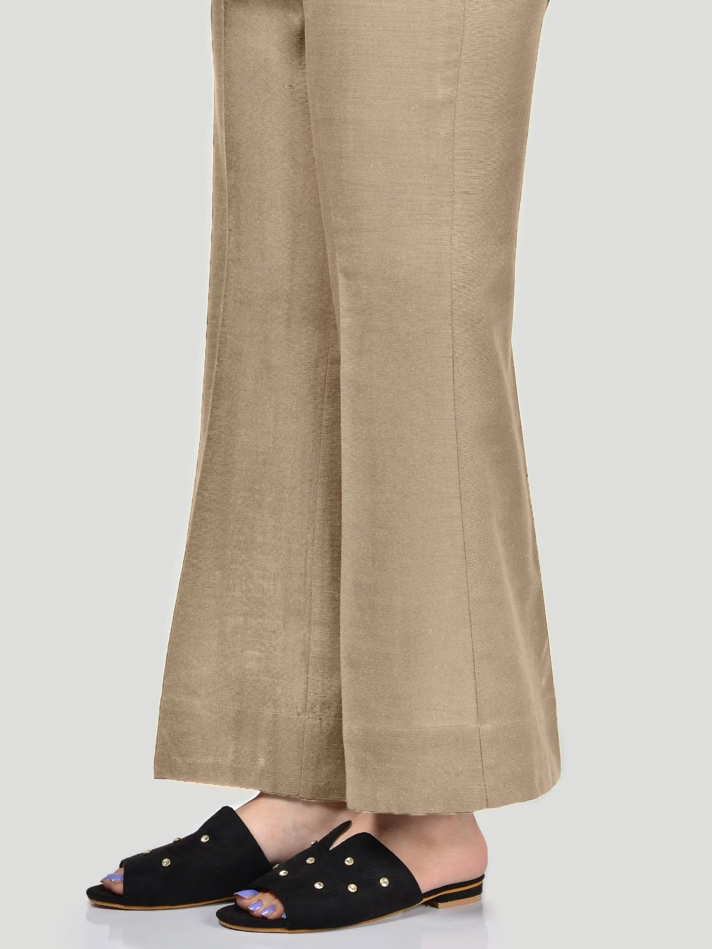 Khaddar Pants-Khaki