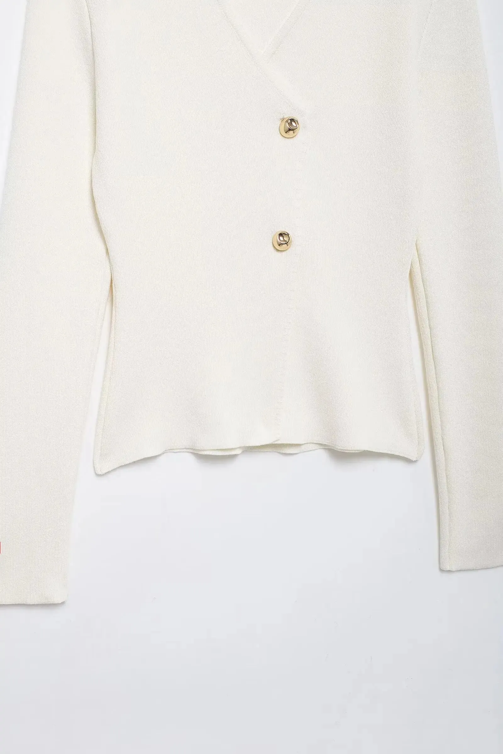Long Sleeve Asymmetry Knitted Cardigan