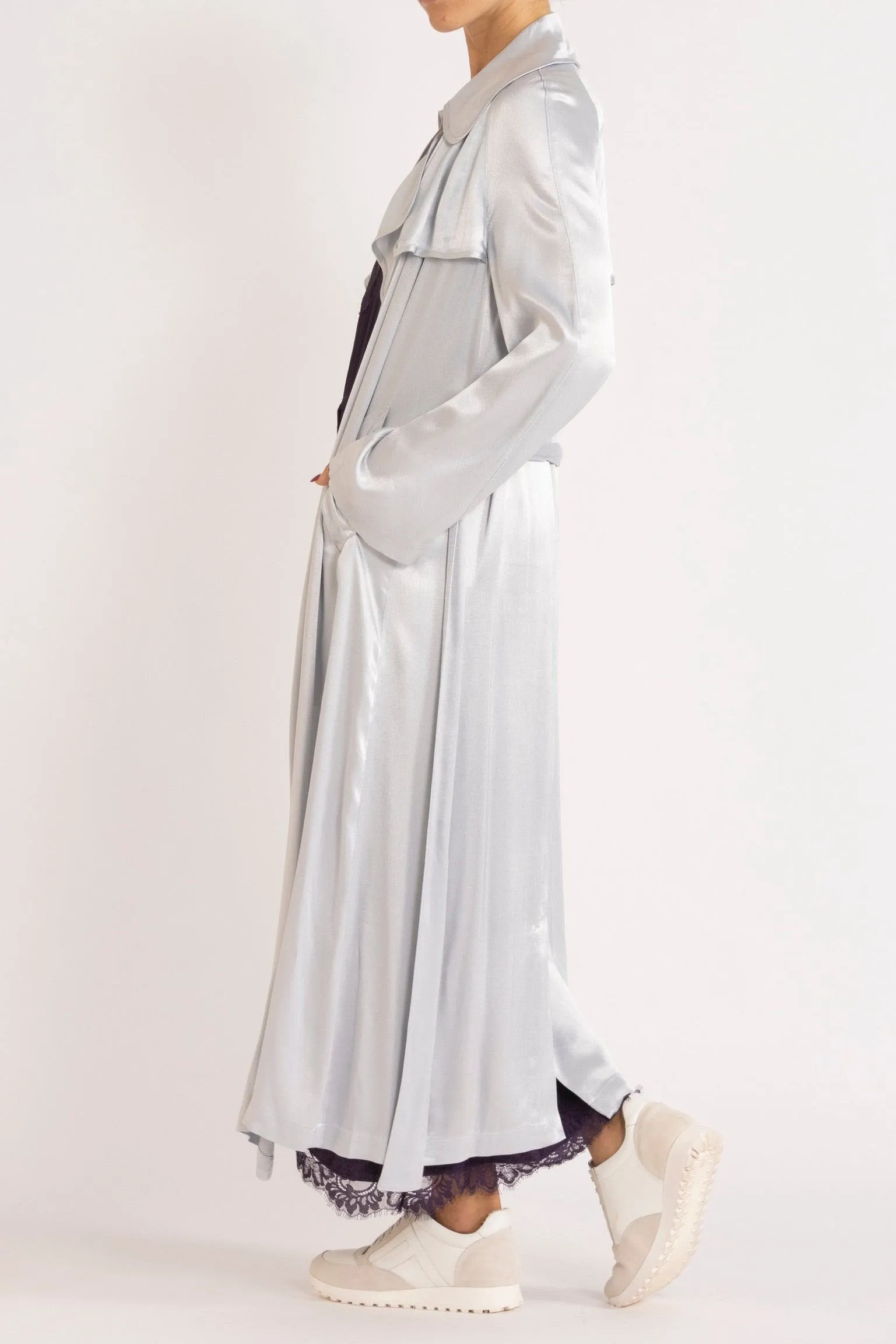 Lottie Satin Trench