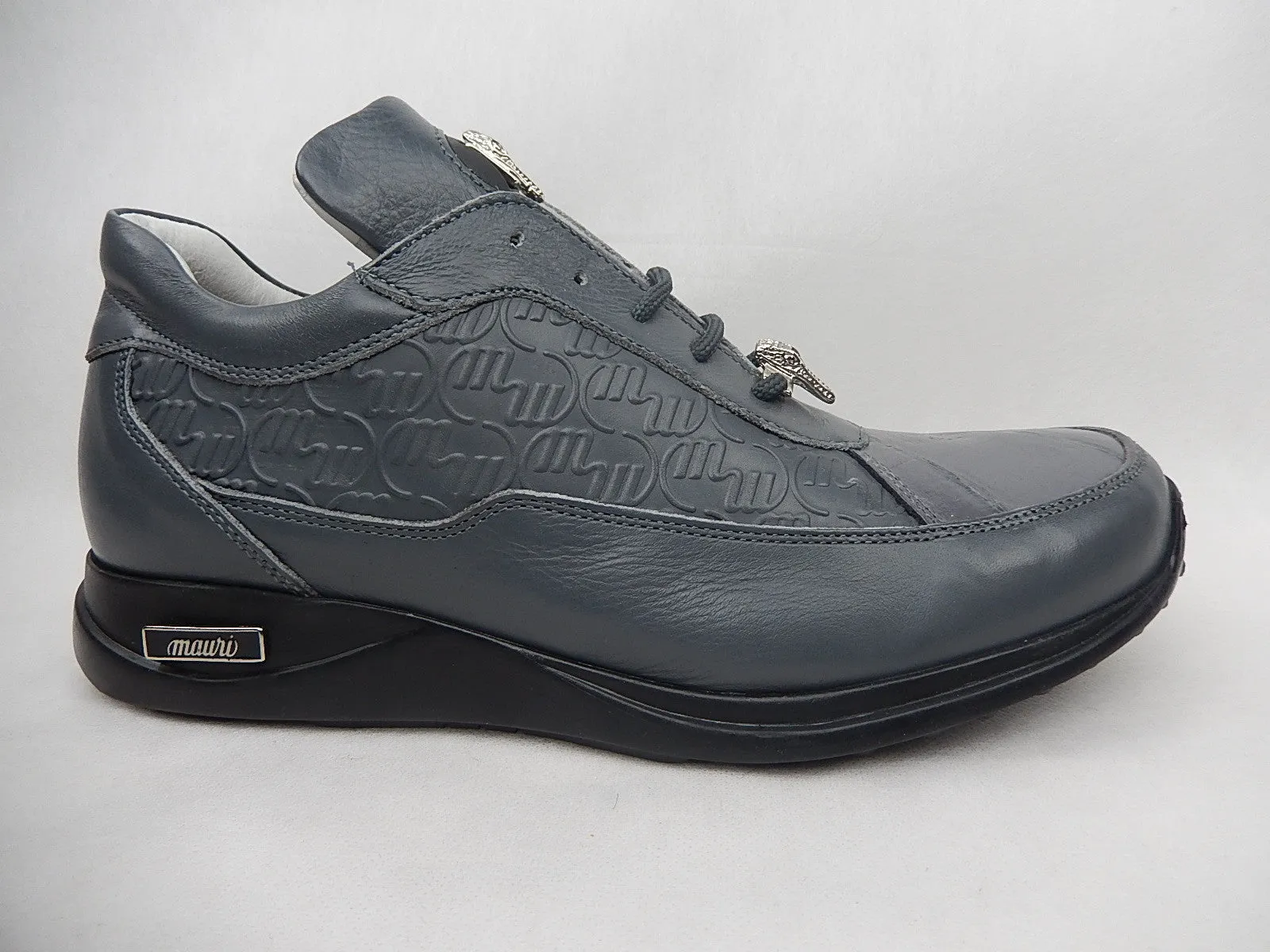Mauri Gray Alligator & Lambskin Sneakers 8900/2