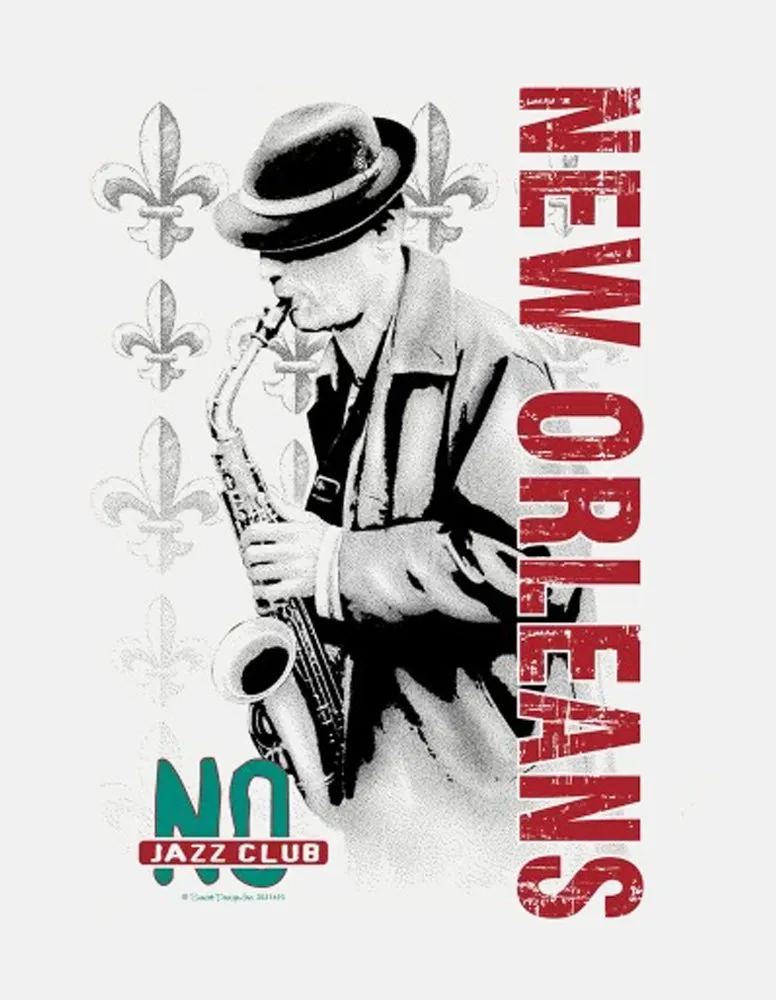 NOLA Jazz Club Musician T-Shirt
