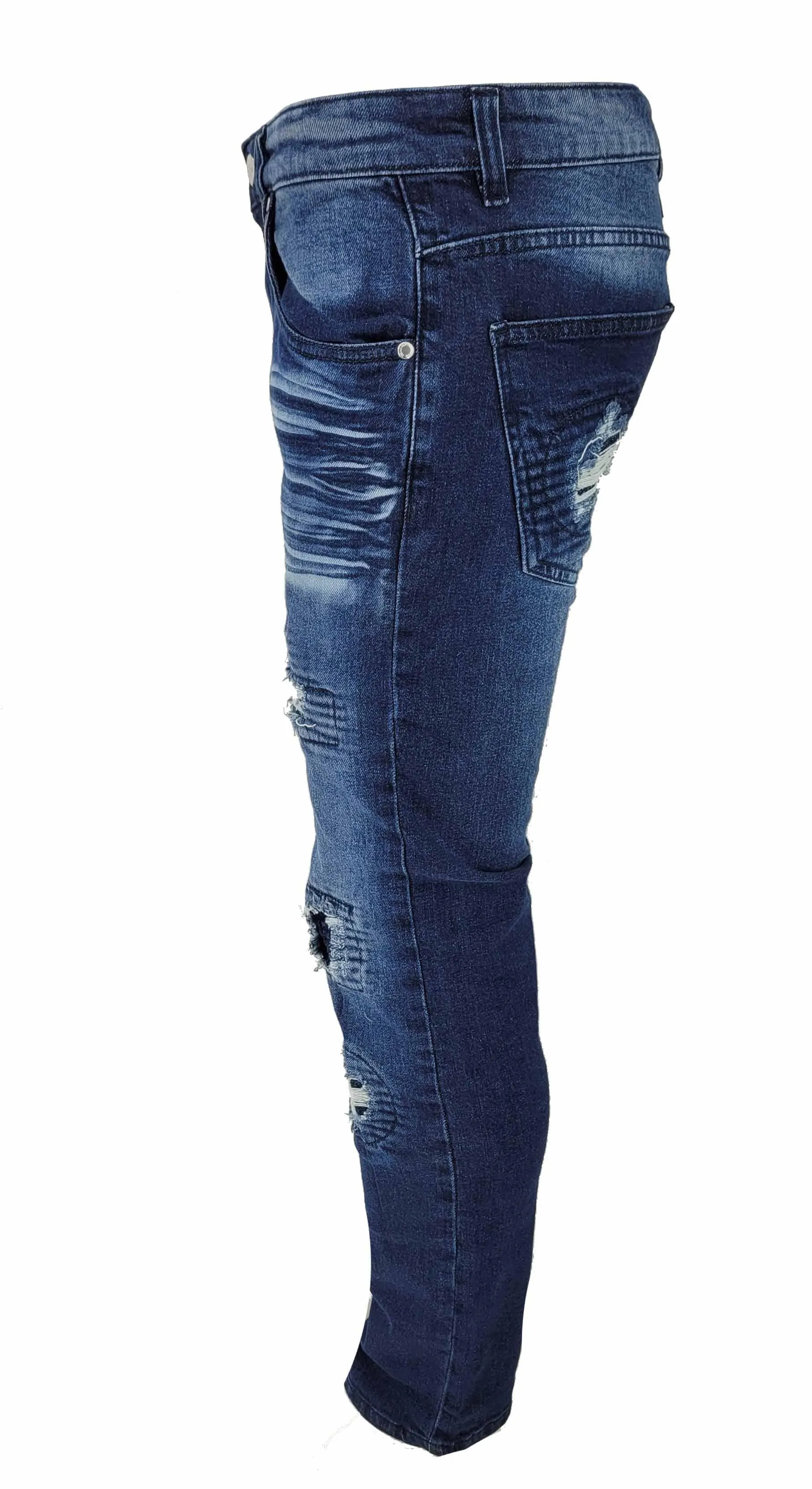Peviani Biker Dark Blue Regular Fit