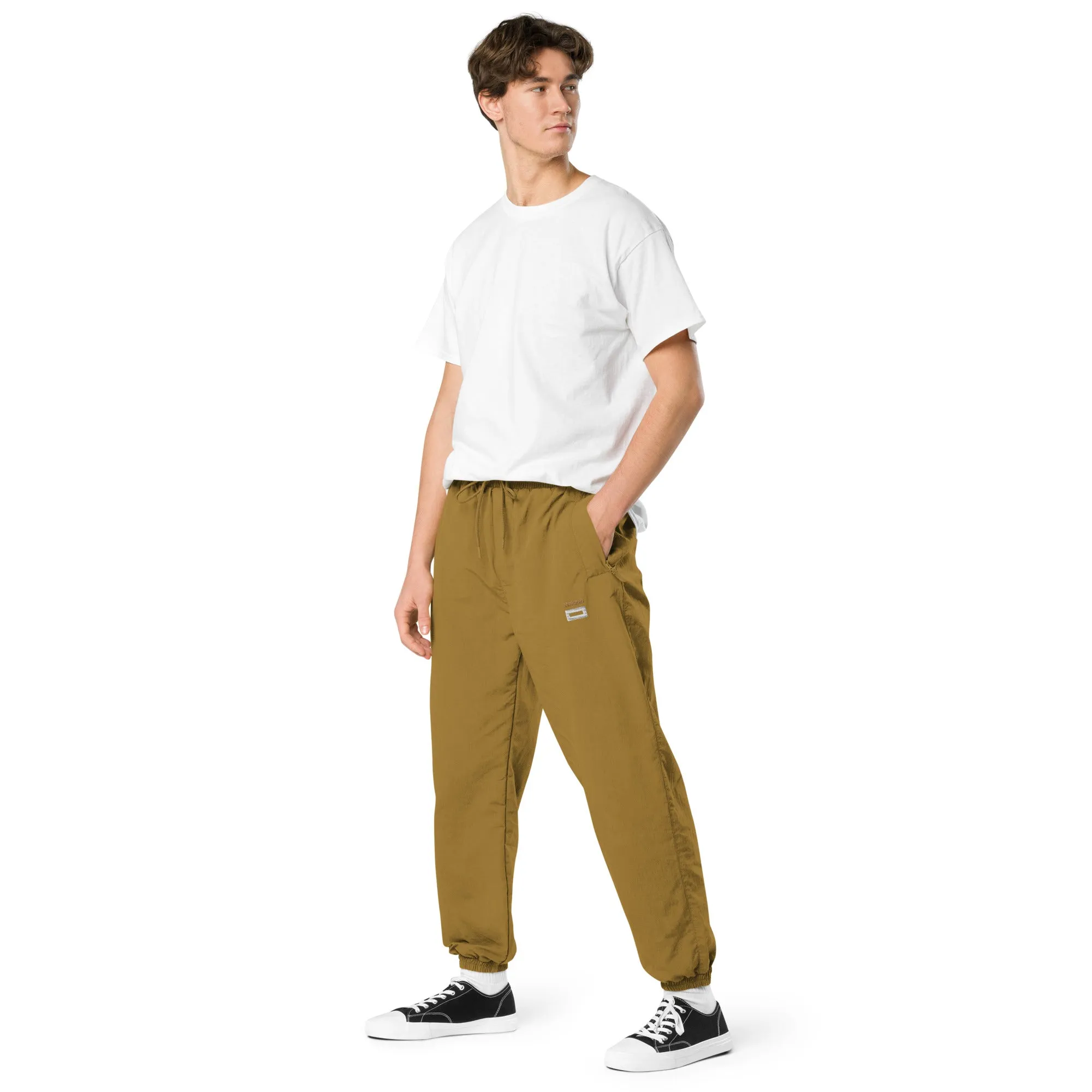 Recycled tracksuit trousers Brown