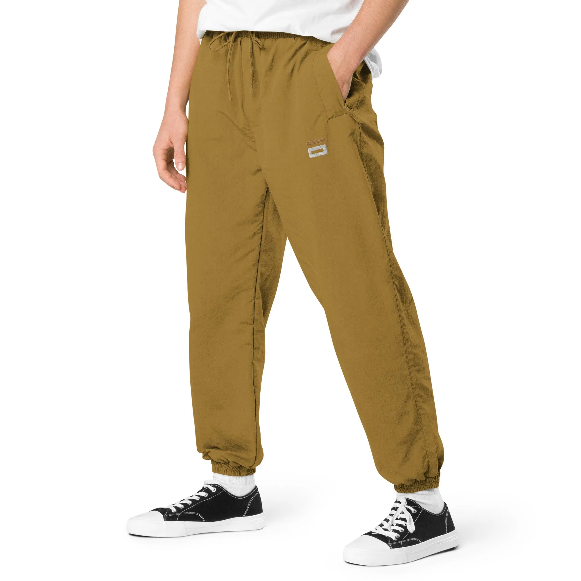 Recycled tracksuit trousers Brown