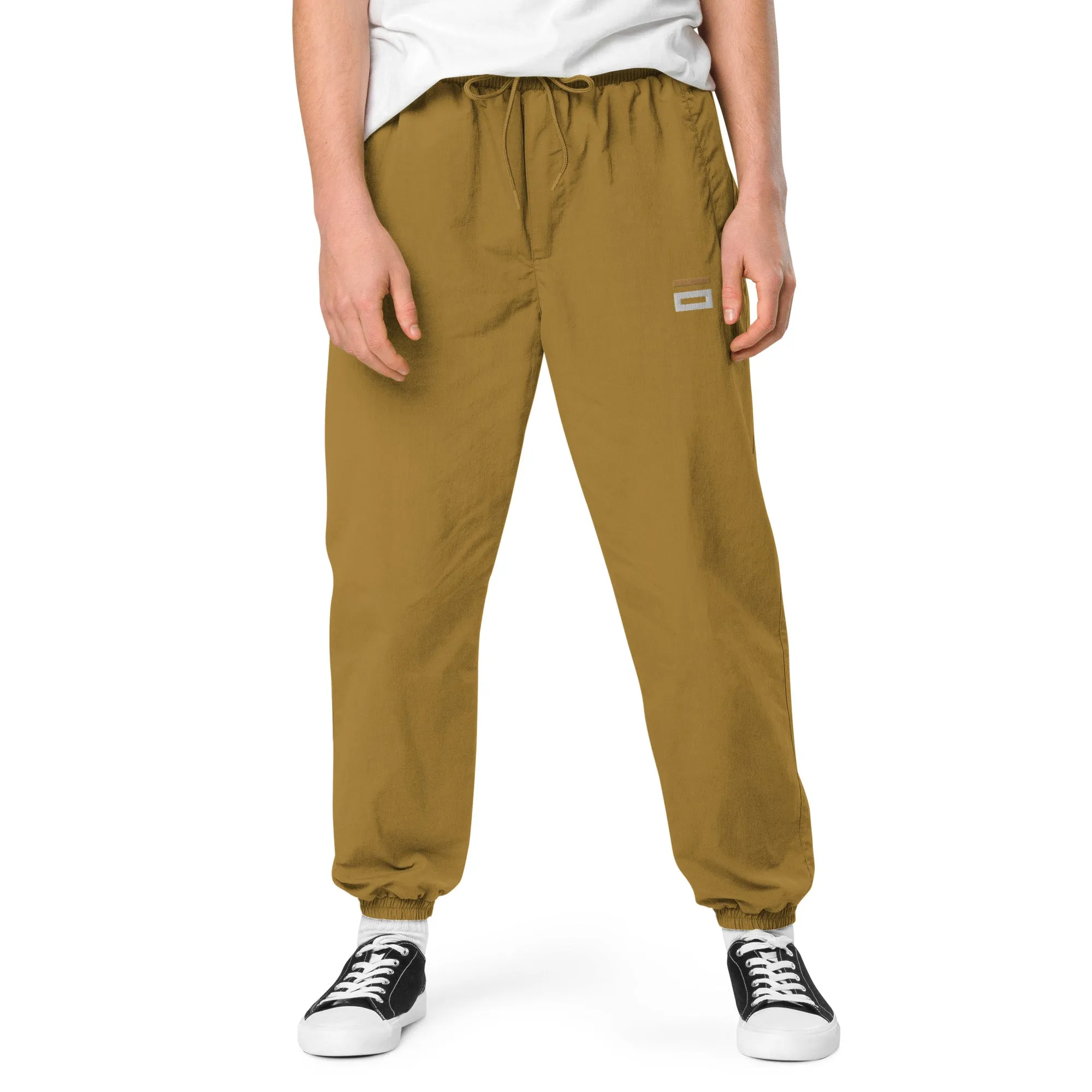 Recycled tracksuit trousers Brown