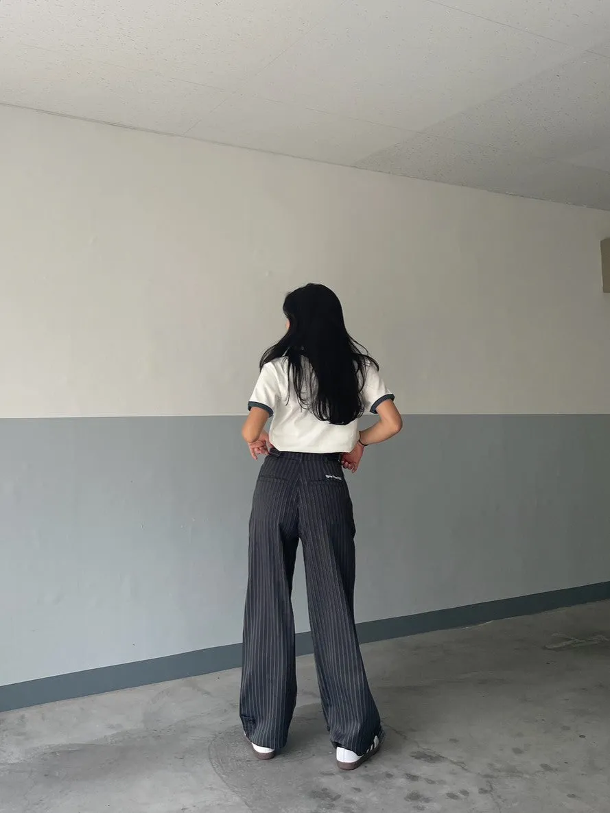 stripe slacks