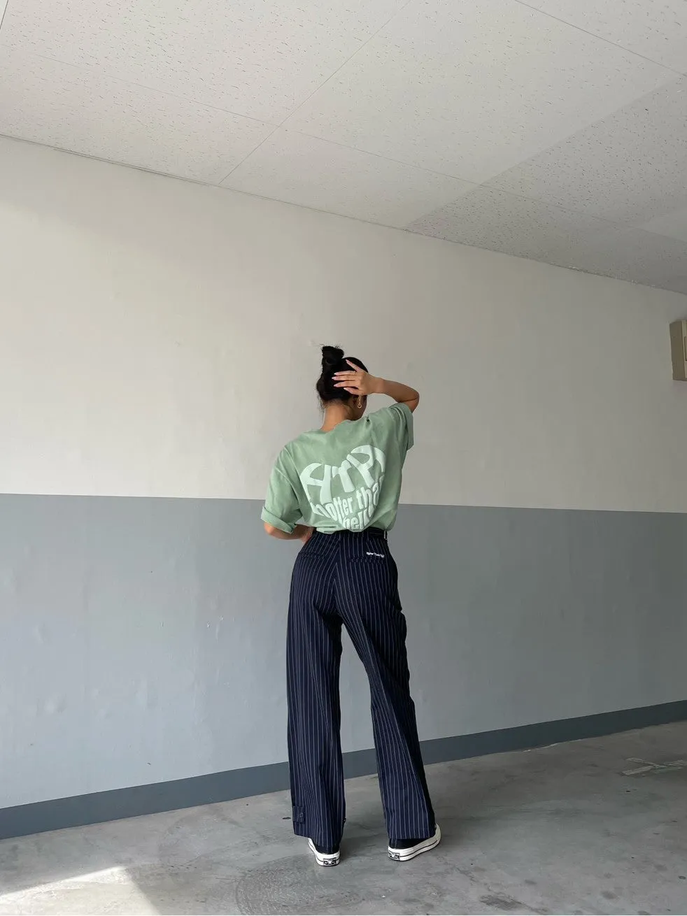 stripe slacks