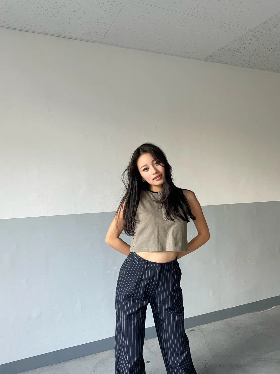 stripe slacks