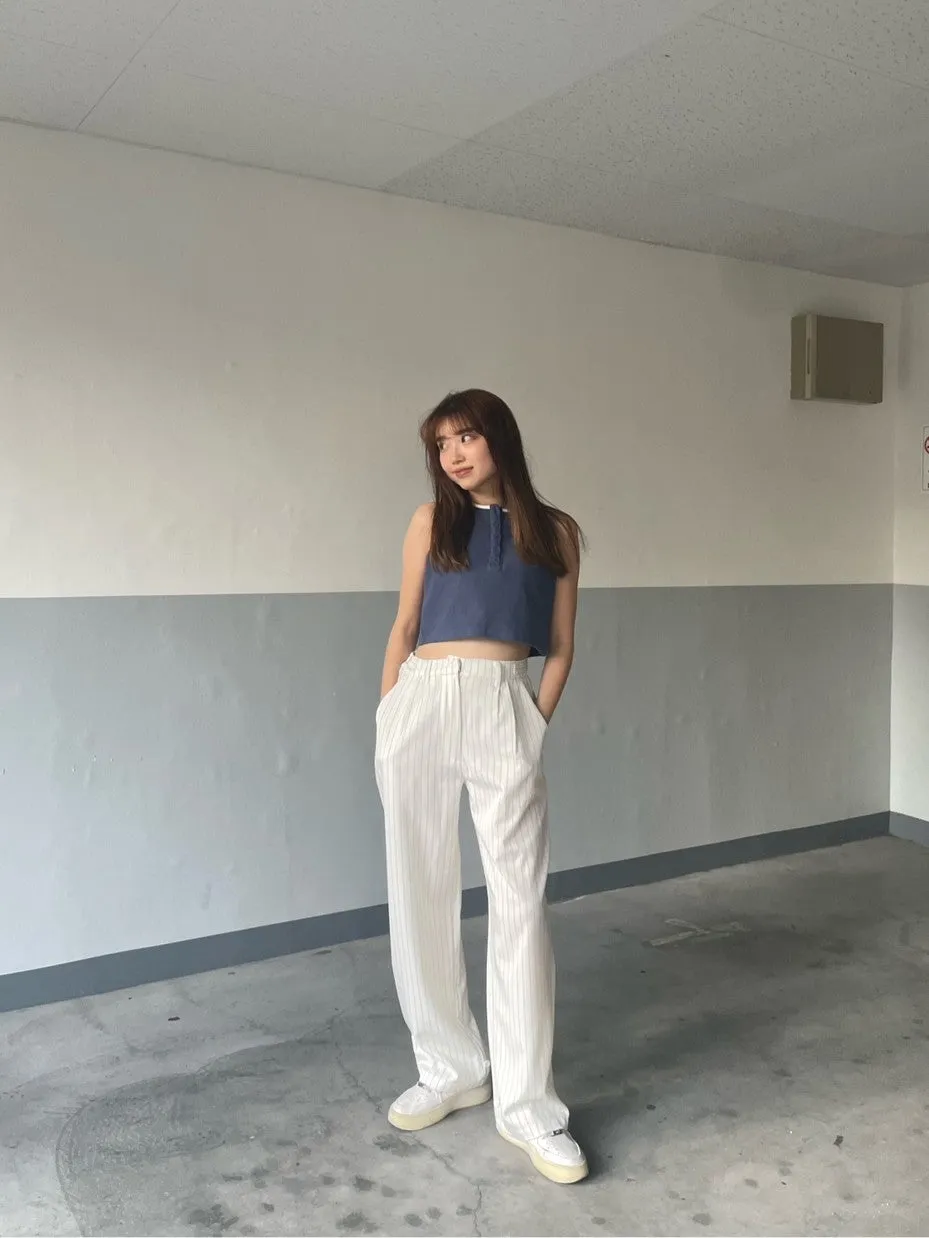 stripe slacks