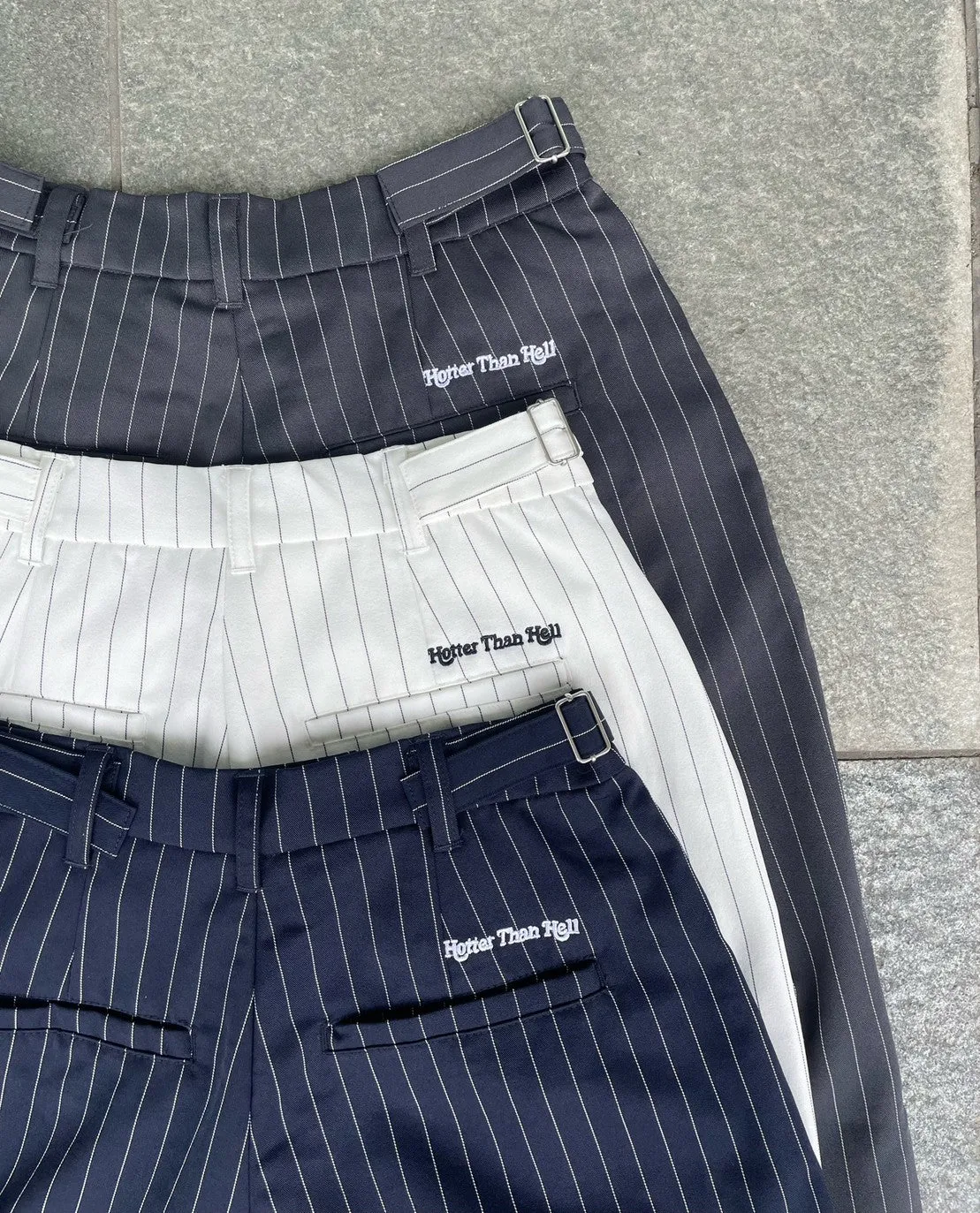 stripe slacks