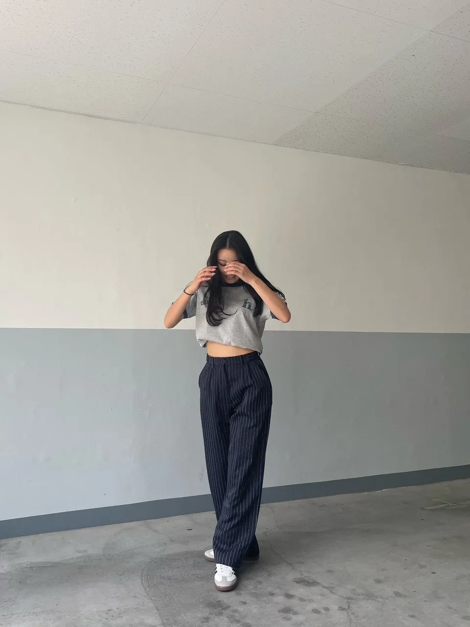 stripe slacks