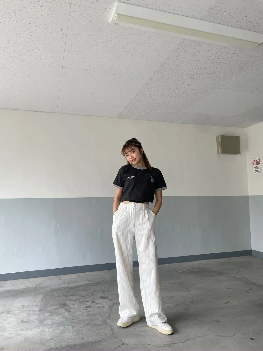 stripe slacks