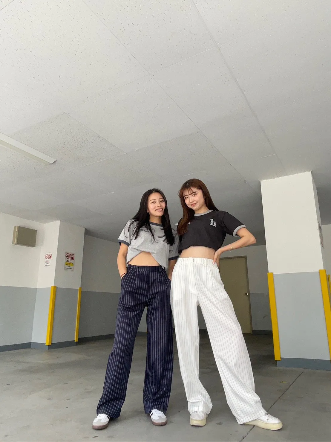 stripe slacks