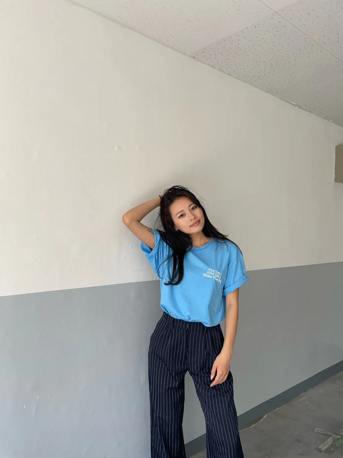 stripe slacks