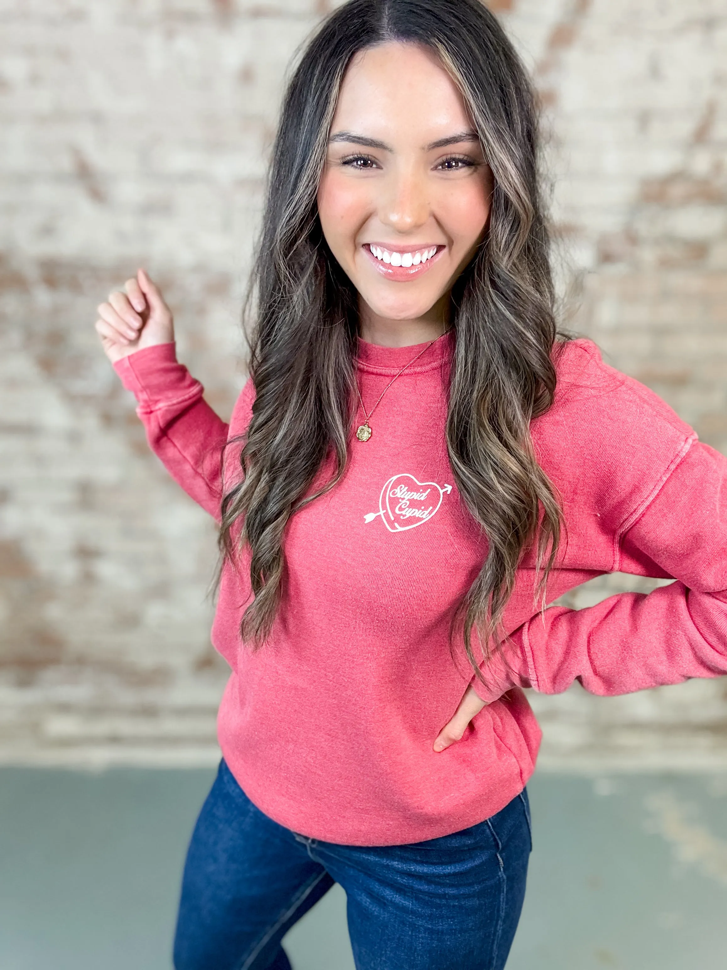 Stupid Cupid Sweatshirt - FINAL SALE