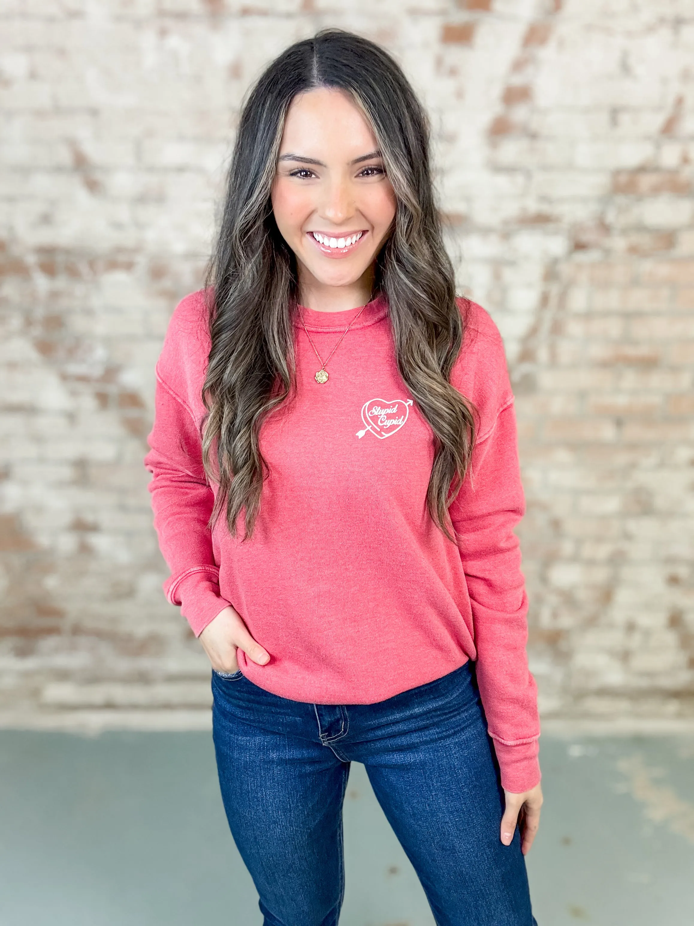 Stupid Cupid Sweatshirt - FINAL SALE