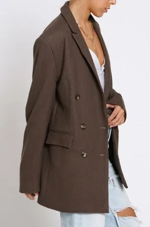 Suzzie Double Breasted Oversized Blazer