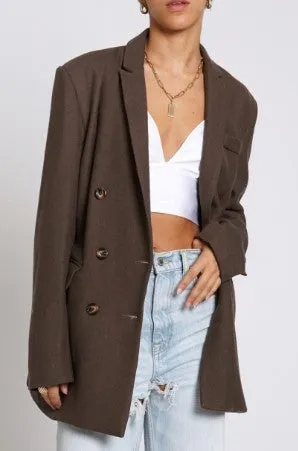 Suzzie Double Breasted Oversized Blazer