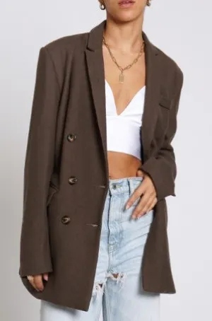Suzzie Double Breasted Oversized Blazer