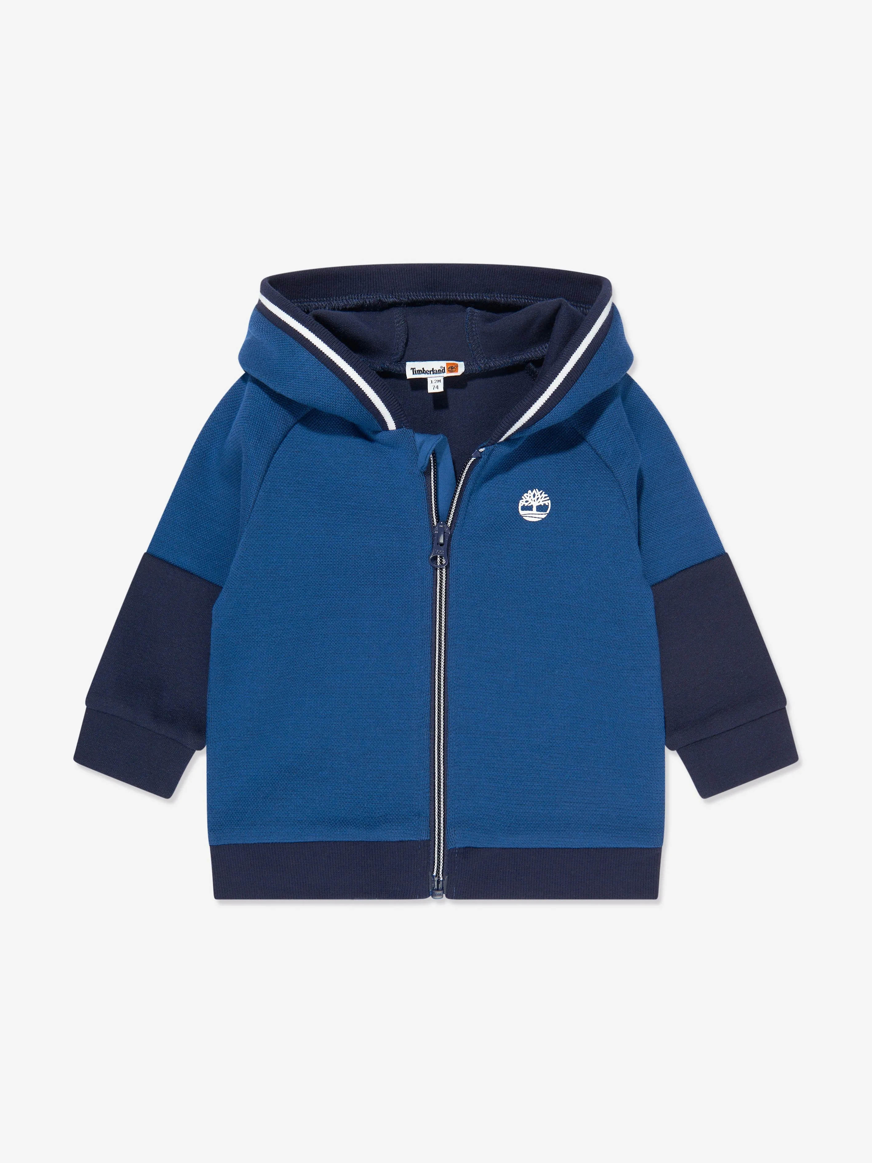 Timberland Baby Boys 3 Piece Tracksuit Set in Blue